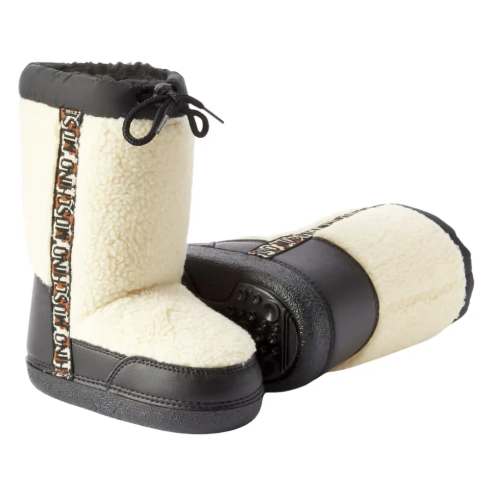 Kinder Sneeuwlaarzen Shearling Leren Afwerking