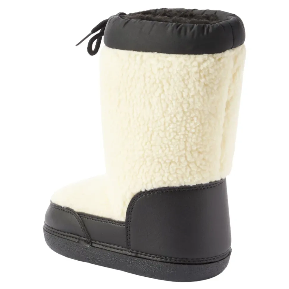 Kinder Sneeuwlaarzen Shearling Leren Afwerking