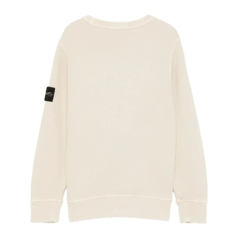 Kinderen Beige Crewneck Sweatshirt Badge