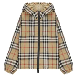 Kinderen Beige Jas met Capuchon