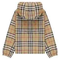 Kinderen Beige Jas met Capuchon