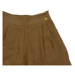 Kinderen Beige Shorts met Elastische Tailleband