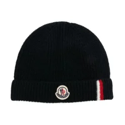 Kinderen Blauwe Beanie met Logo