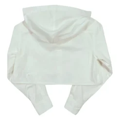 Kinderen Boter-Kleurige Geknipte Shirt met Capuchon