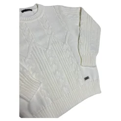 Kinderen Crème Trui Zachte Gebreid