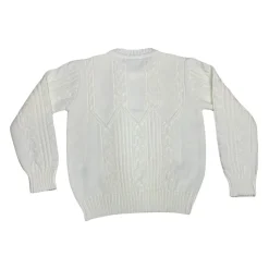 Kinderen Crème Trui Zachte Gebreid