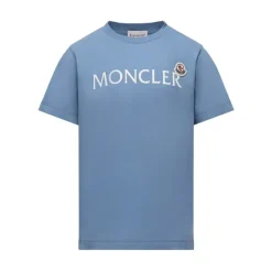 Kinderen Dubbel Logo Blauw T-Shirt