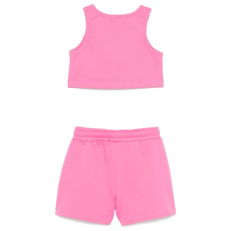 Kinderen Fuchsia Tanktop en Bermuda Shorts