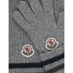 Kinderen Grijs Jurk Sjaal Handschoenen Set