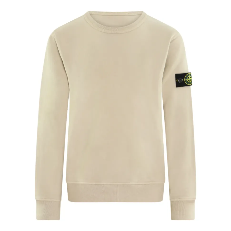 Kinderen Logo Sweater Beige