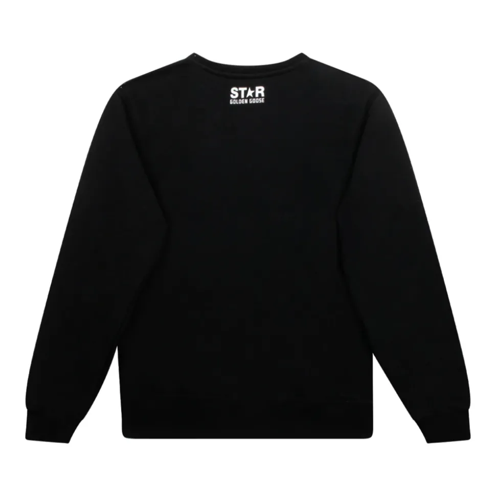 Kinderen Logo-Print Sweatshirt Donkerblauw Wit