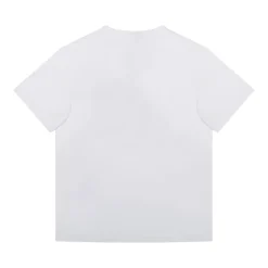 Kinderen Wit T-shirt Ronde Hals Korte Mouwen