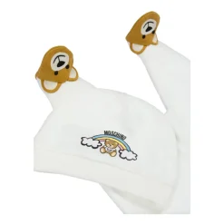 Kinderen Witte Jurk Grafische Print