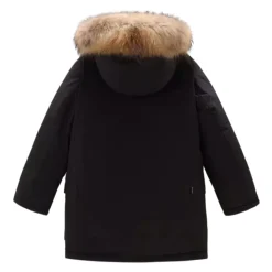 Kinderen Zwarte Donsjas met Kasjmier