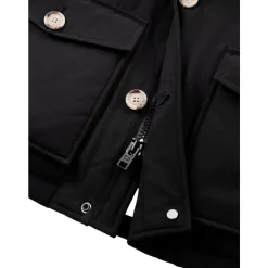 Kinderen Zwarte Donsjas met Kasjmier