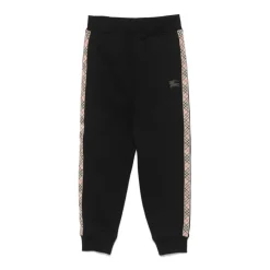 Kinderen Zwarte Katoenen Sportbroek