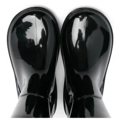 Kinderen Zwarte Laarzen Logo Plaque