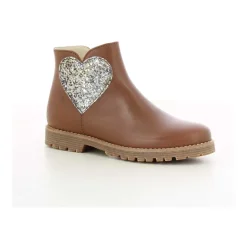 Kinderschoenen in cognac kleur