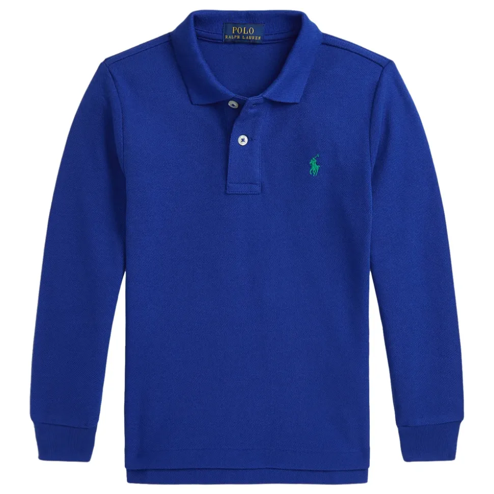 Klassiek Azuurblauw Poloshirt