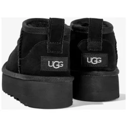 Klassieke Ultra Mini Platform Zwarte Laarzen