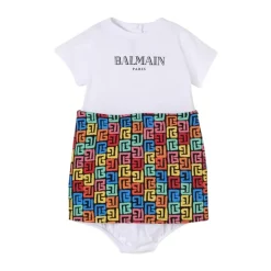 Kleurrijke Print Baby Romper Set