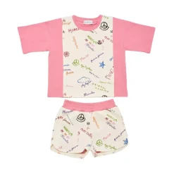 Kleurrijke Print T-shirt en Shorts Set