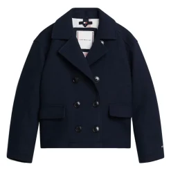 Korte Double-Breasted Jas