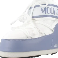 Lage iconische laarzen in marineblauw