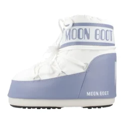 Lage iconische laarzen in marineblauw