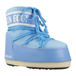 Lage iconische laarzen in marineblauw