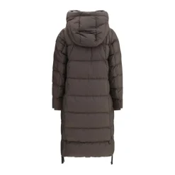 Lang gewatteerd donsjack