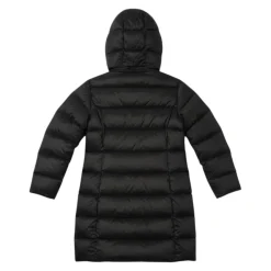 Lange Donzen Jas met Imitatiebont Kraag