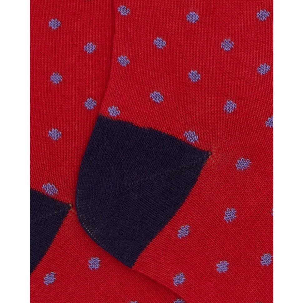 Lange Katoenen Sokken met Polka Dots