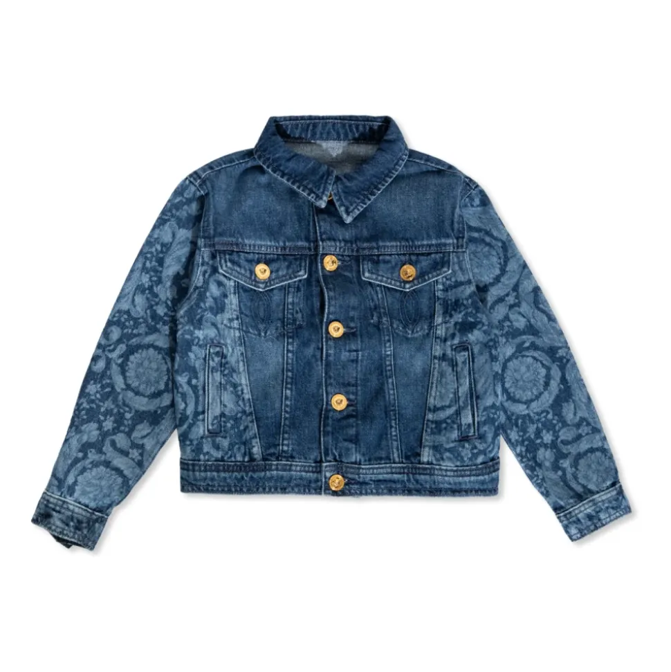 Lasered Denim Blouson