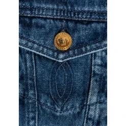Lasered Denim Blouson