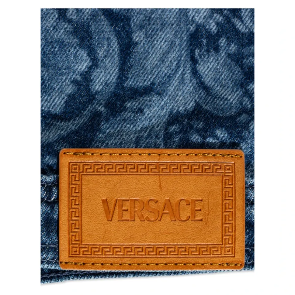 Lasered Denim Blouson