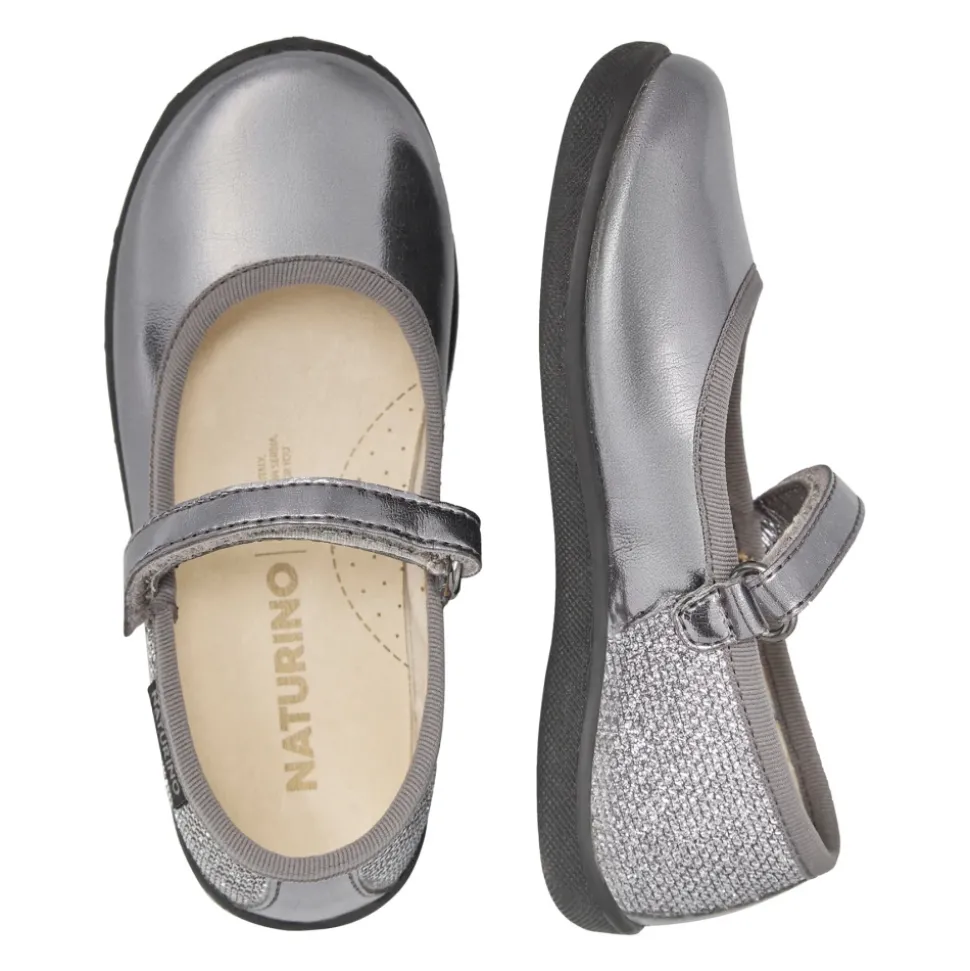 Leather and fabric ballet flats FROLLIK 2