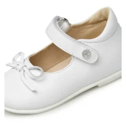 Leather ballet flats with bow BALLET