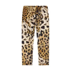 Legging met Luipaardprint en Elastische Tailleband