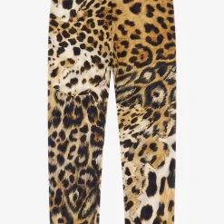 Legging met Luipaardprint en Elastische Tailleband