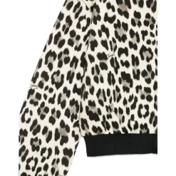 Leopard Zip-Up Sweaters in Multikleur