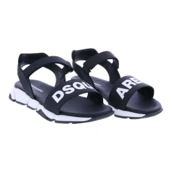 Leren Sandalen met Print