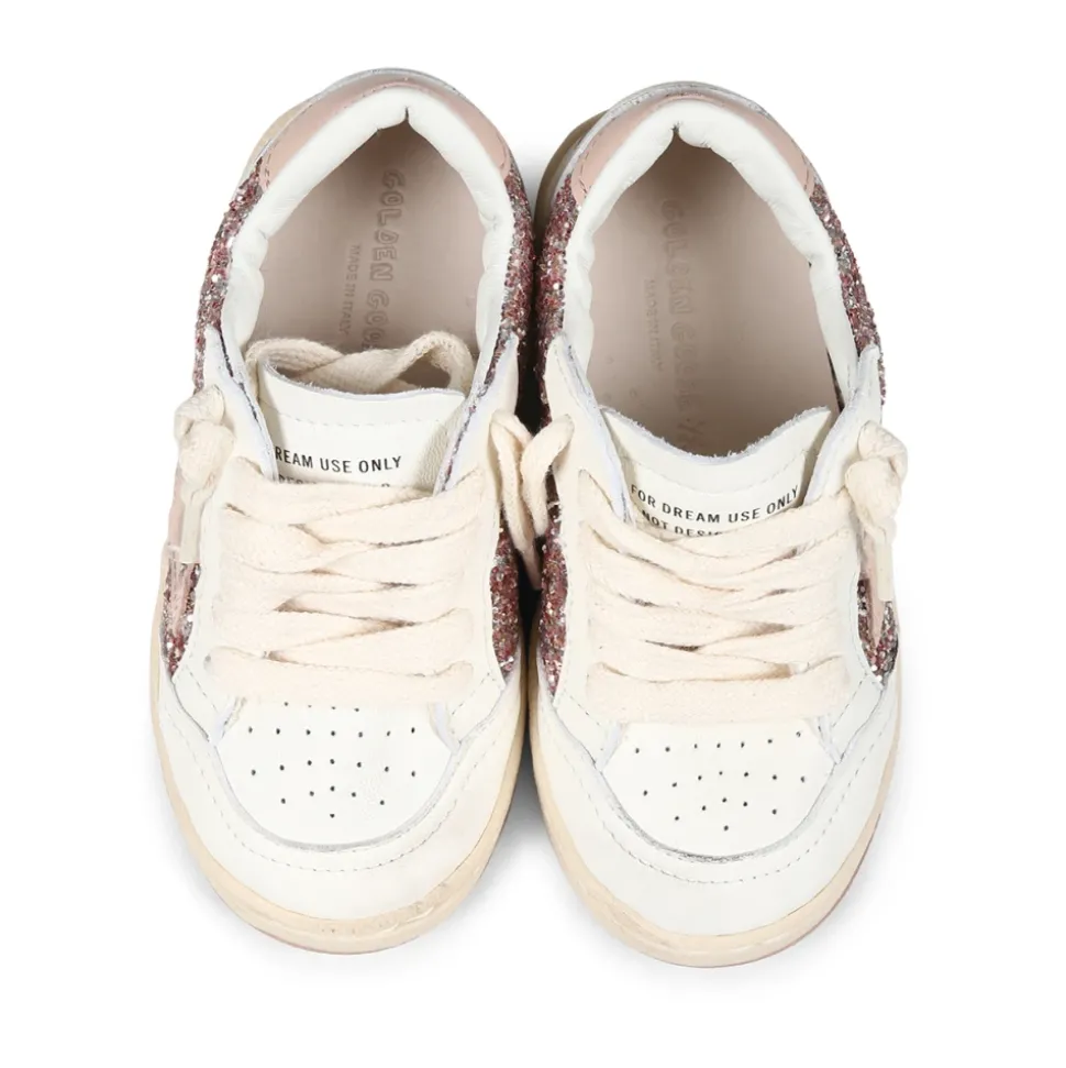 Leren Vintage Sneakers met Iconische Ster