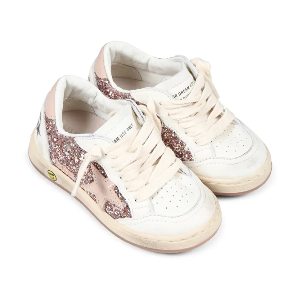 Leren Vintage Sneakers met Iconische Ster