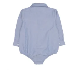 Lichtblauw Katoenen Bodysuit Shirt