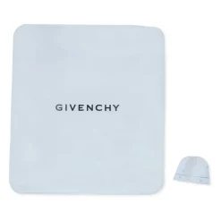 Lichtblauwe accessoireset deken muts