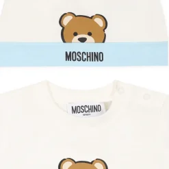 Lichtblauwe Romperset met Teddybeer