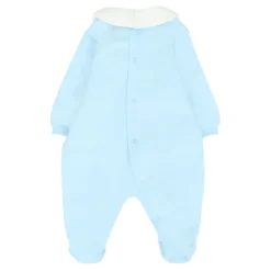 Lichtblauwe Romperset met slab