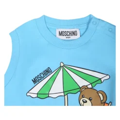 Lichtblauwe Teddybeer Sportpak