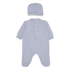 Lichtblauwe Wollen Overall